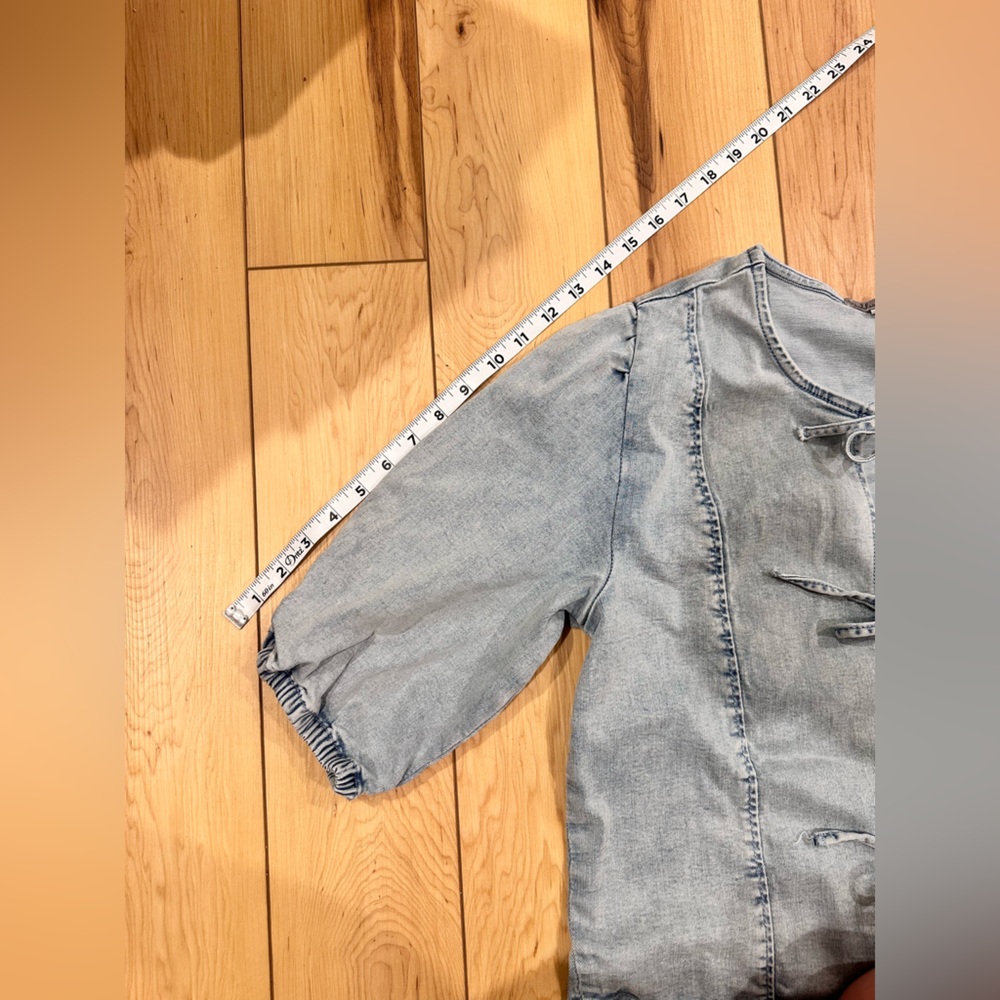 Wishlist Light Blue Denim Top - Picture 9 of 9